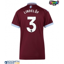 Ženski Nogometni dresi Aston Villa Victor Lindelof #3 Domači 2026-27 Kratek Rokav
